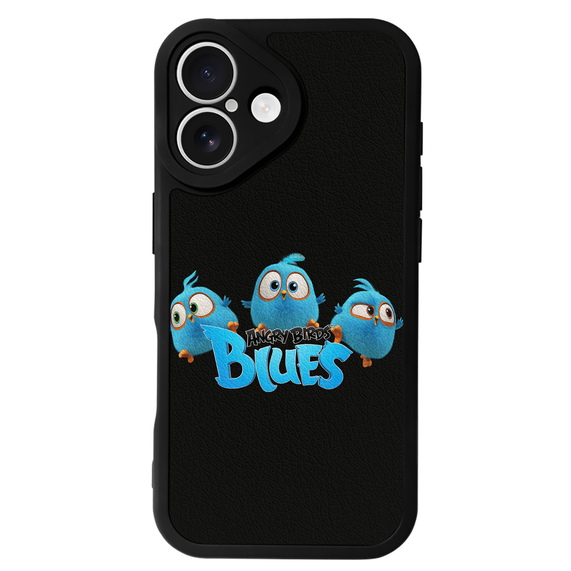 （画像用） Angry Birds アングリーバード 【iPhone 16シリーズ対応】シリコンスマホケース（レザー調） 材質：シリコン